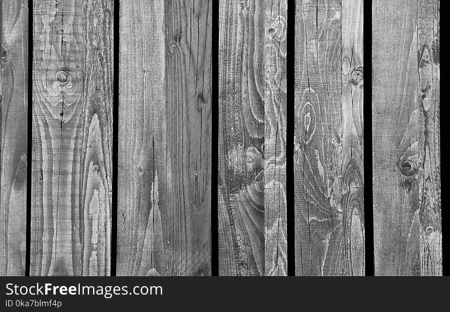 Grayscale Photo of Wood Pallet