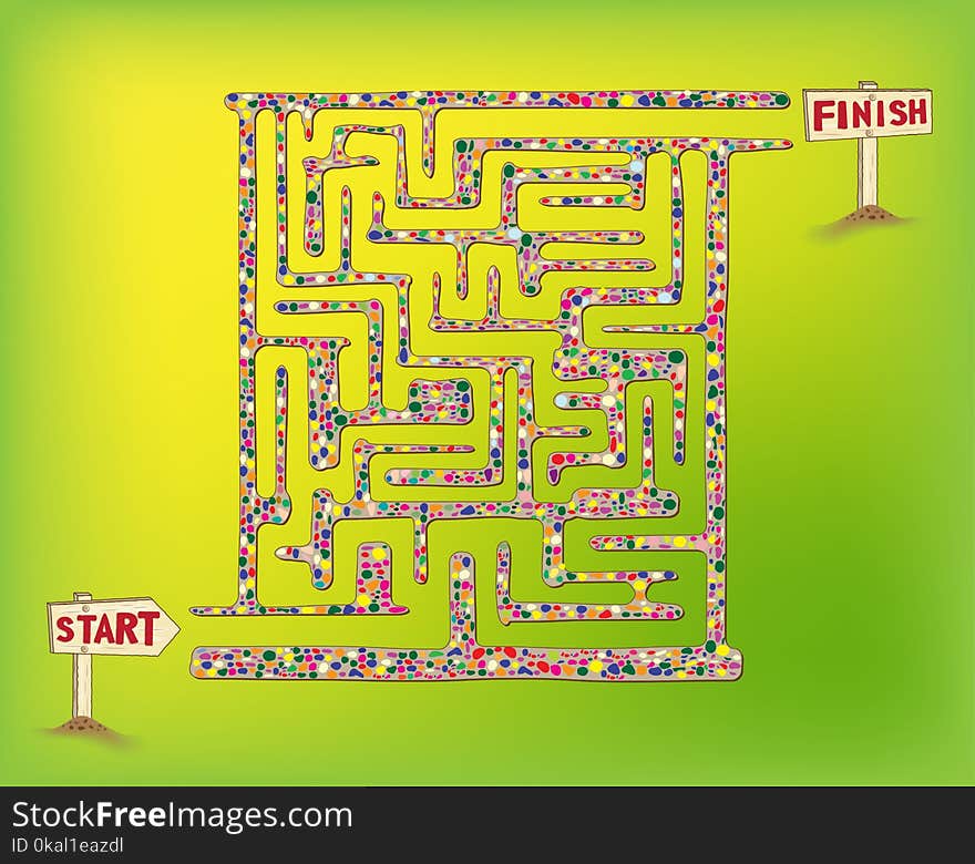 Maze Game For Kids And Adults