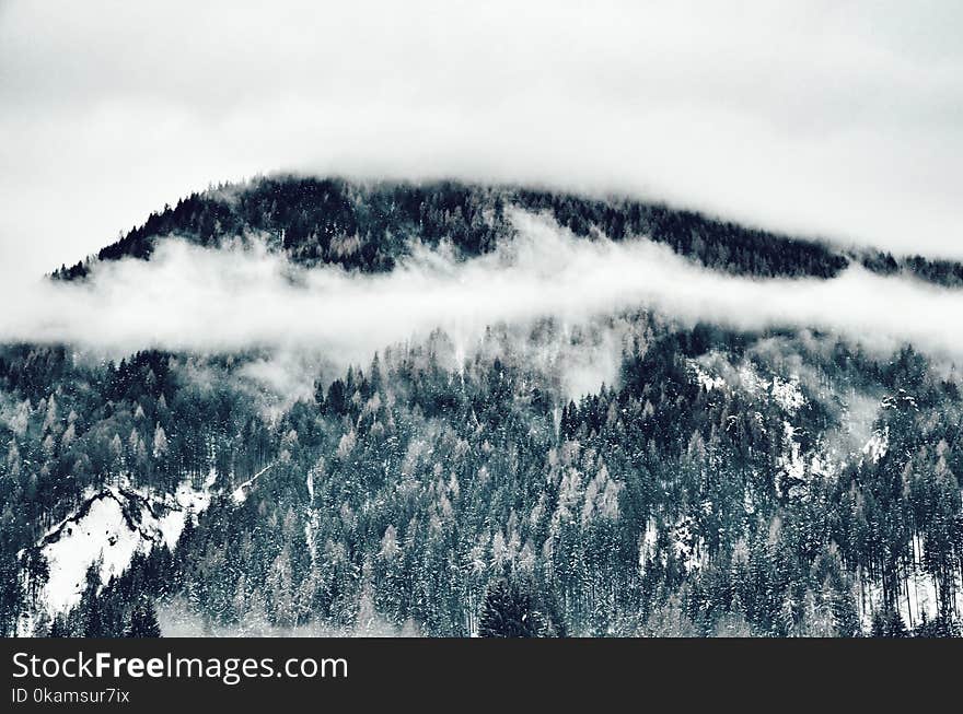 Mountains Covered With Clouds