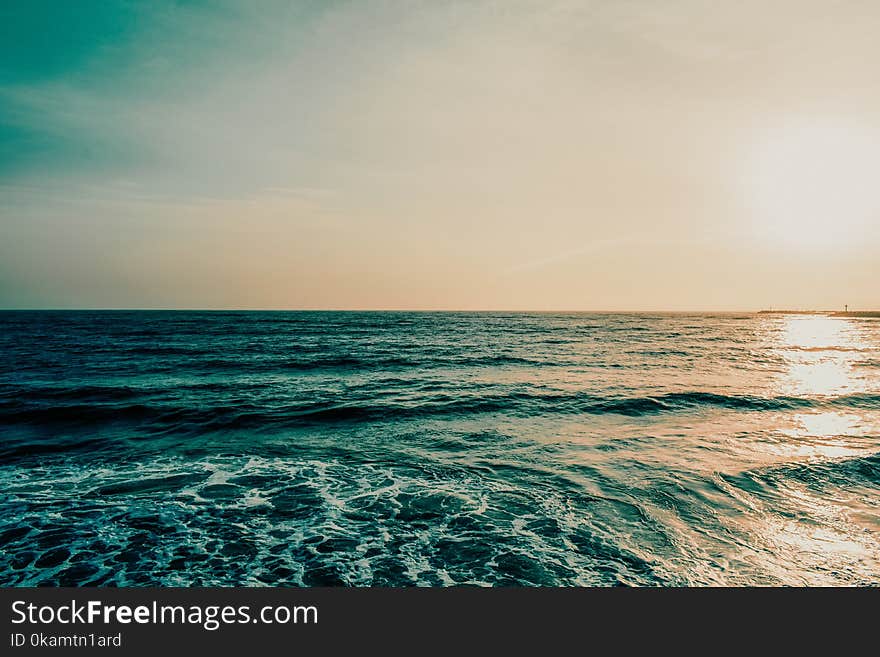 Photo of Calm Sea at Daytime