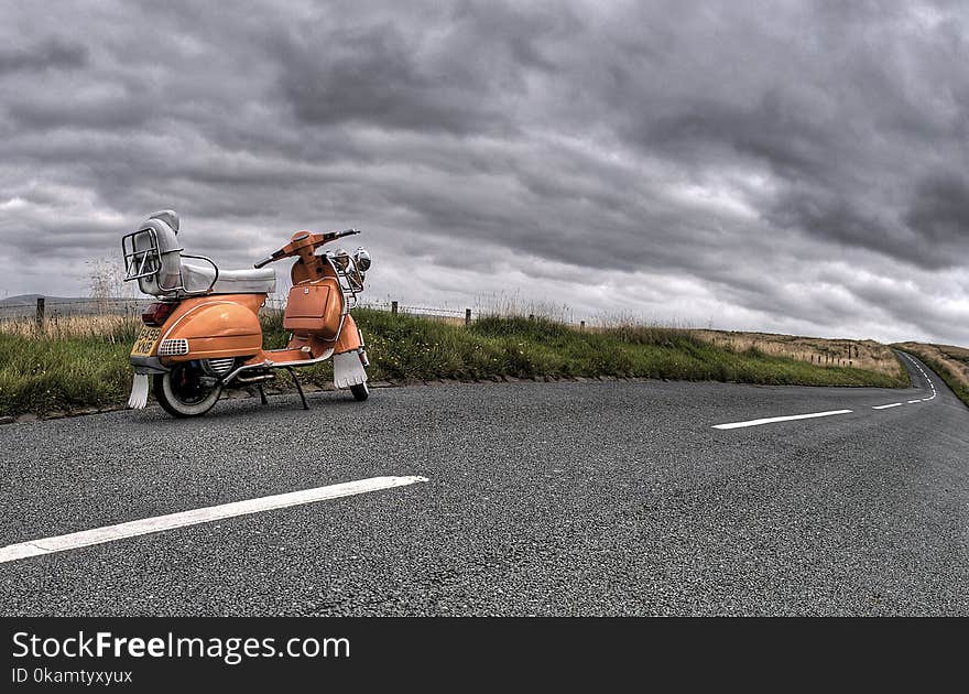 Photography of Classic Motorcycle on Road