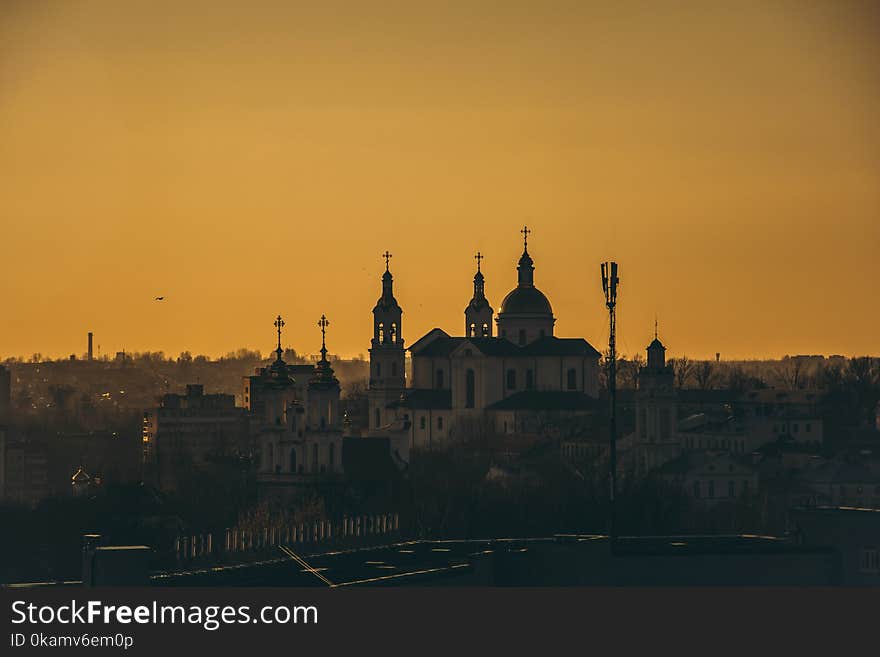 City Landscape during Dusk