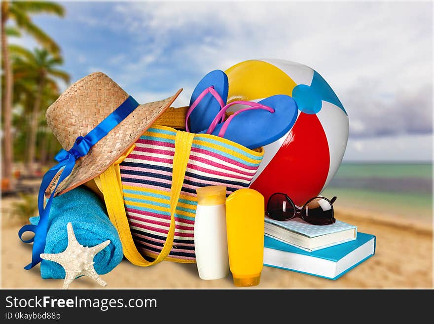 Vacations summer beach travel destinations travel journey beach bag