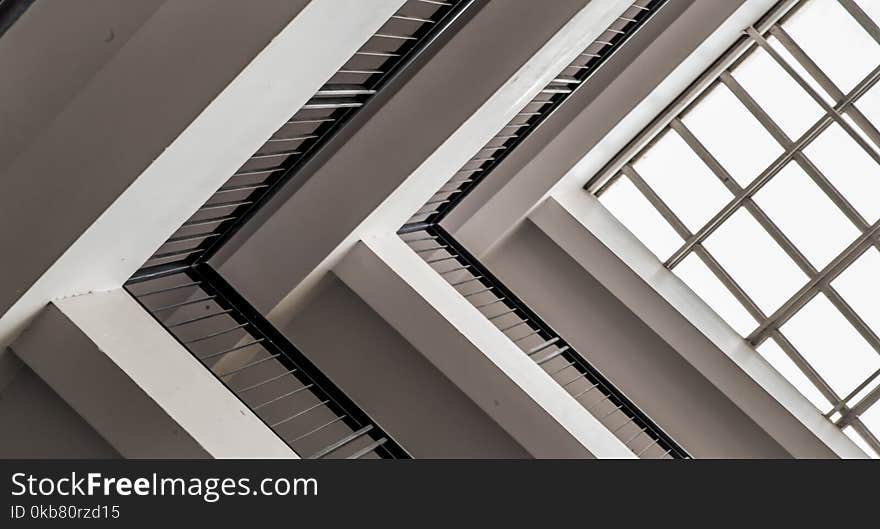 Low-angle Photo of Staircase