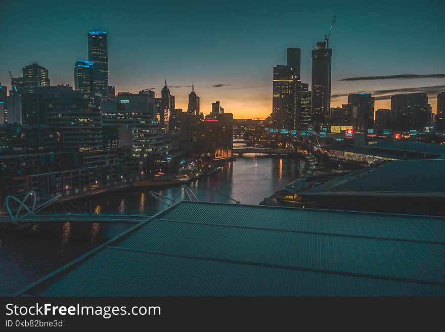 City Buildings during Sundown