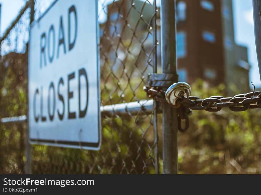 Road Closed Signage