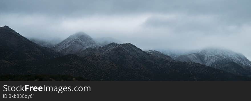 Panoramic Photography of Mountains