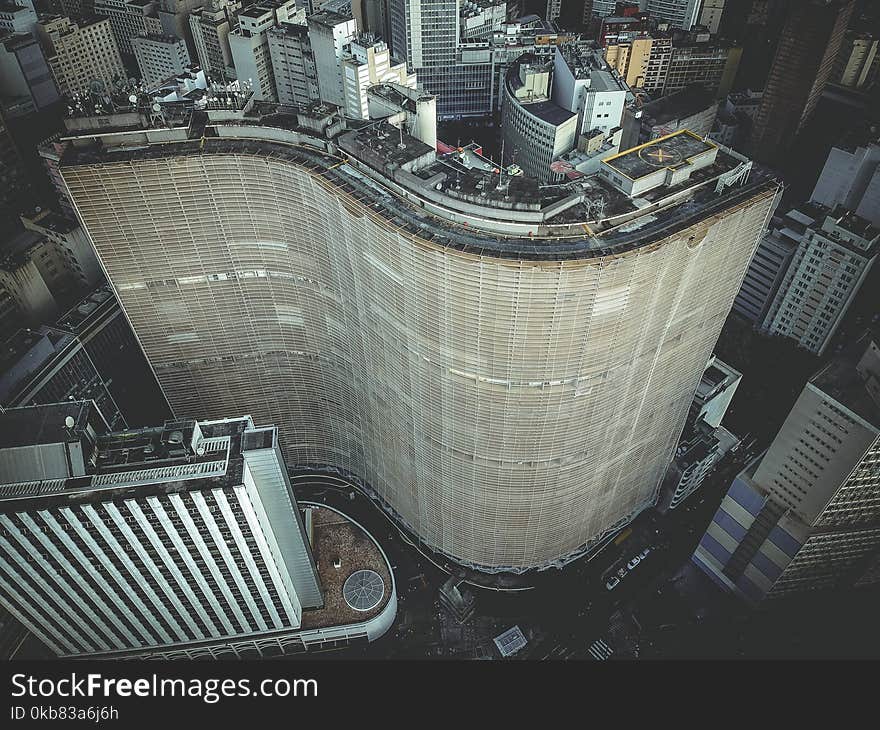 Aerial Photograph of High-rise Buildings