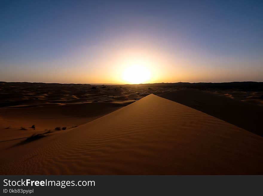 Silhouette Photography of Desert