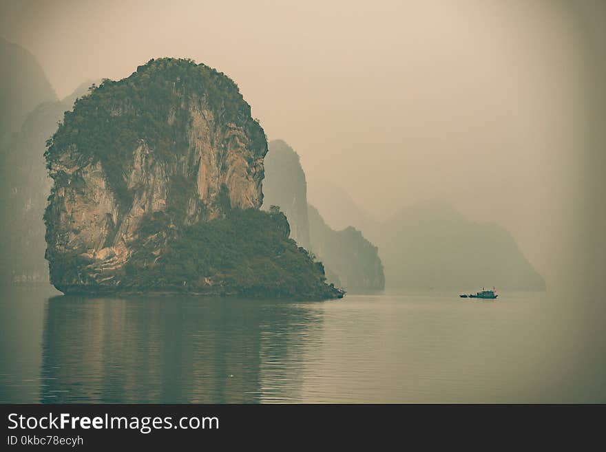 A scene from Ha Long Bay Vietnam