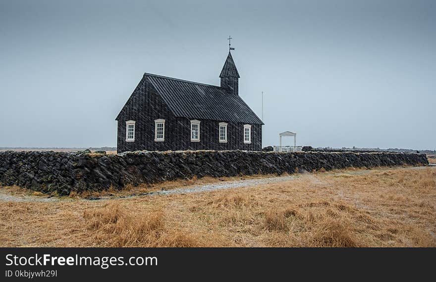 Black church of Budir, Iceland