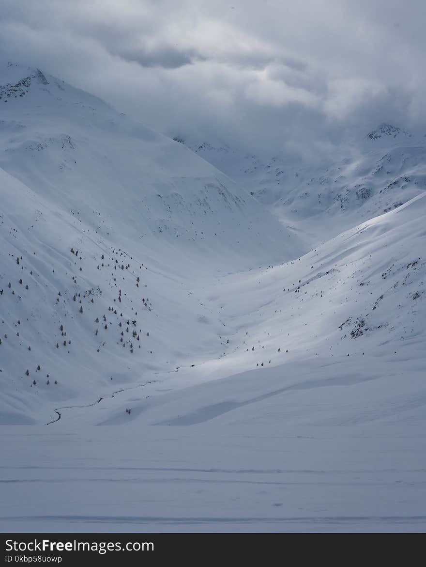 Mountains Covered In Snow