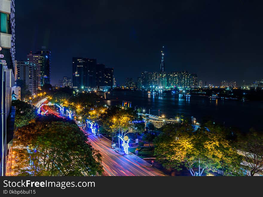 Time Lapse Photography Of Road