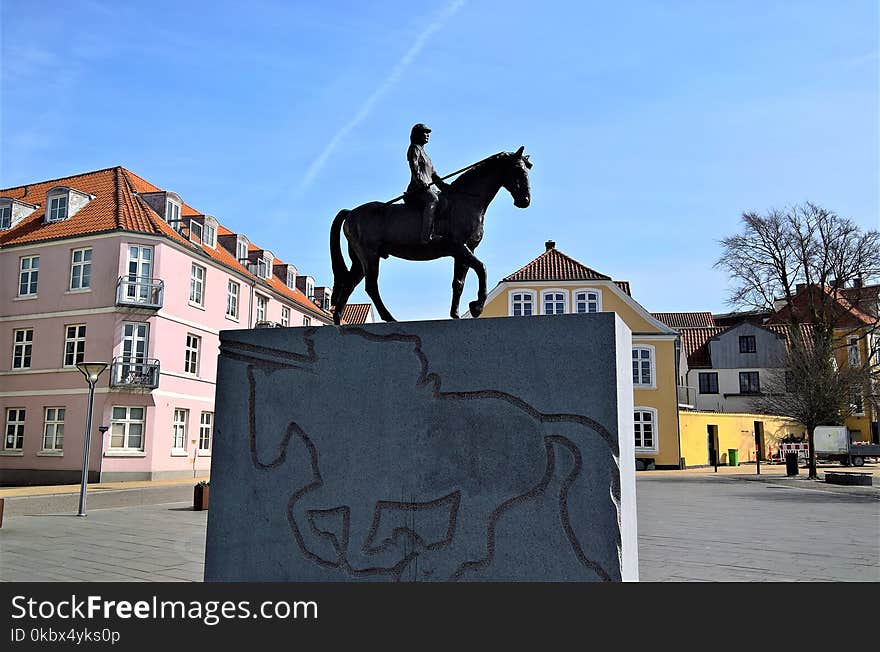 Landmark, Statue, Monument, Horse