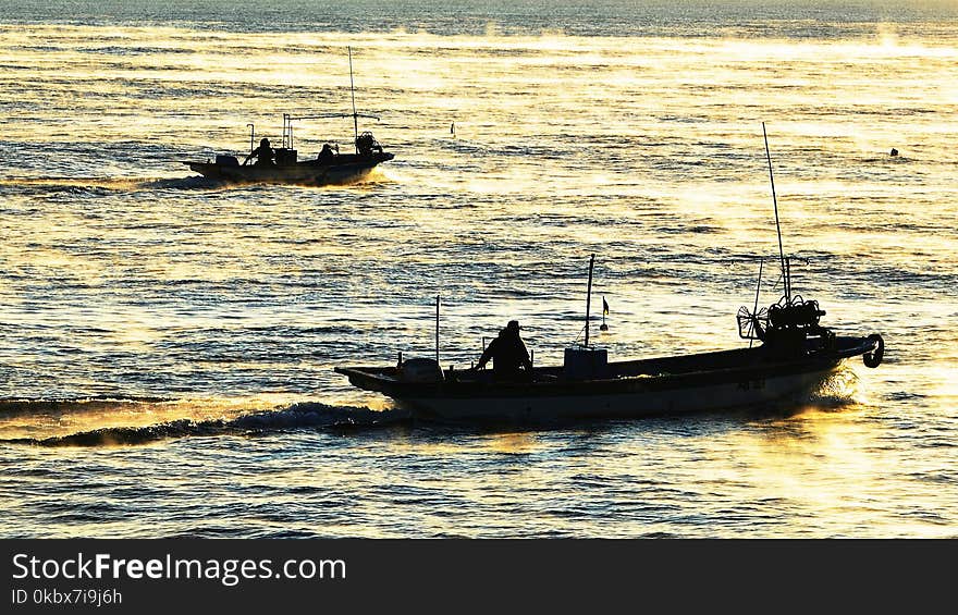 Ship, Watercraft, Sea, Submarine Chaser