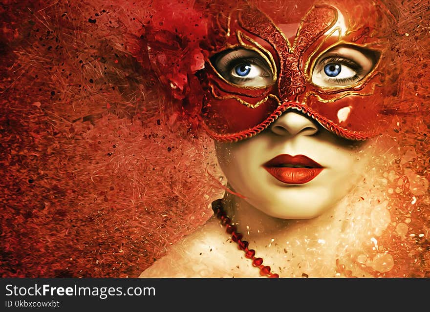 Face, Masque, Close Up, Mask