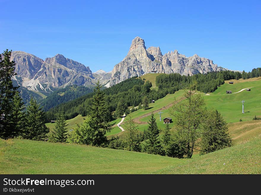 Mountainous Landforms, Mountain Range, Nature, Mountain Village