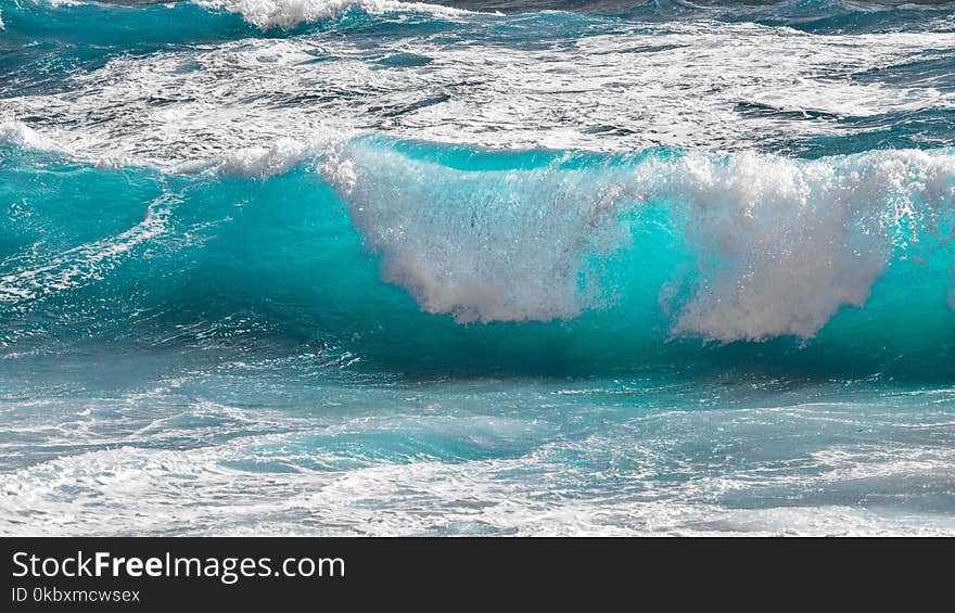 Wave, Wind Wave, Ocean, Sea