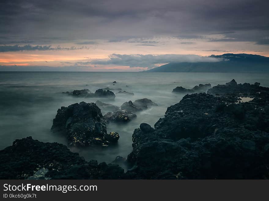 Rocks on Seashore