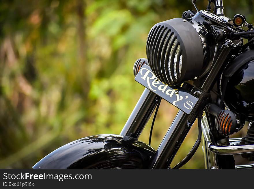 Black Motorcycle