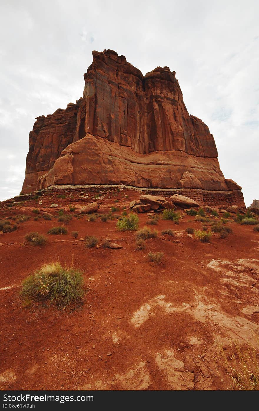 Brown Rock Formation