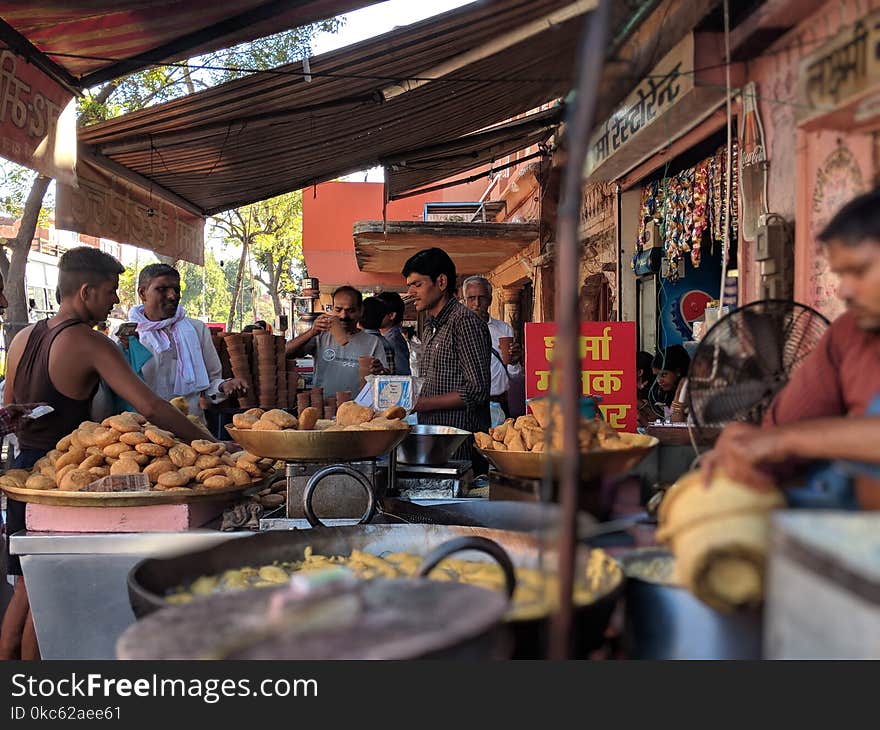 People At The Market