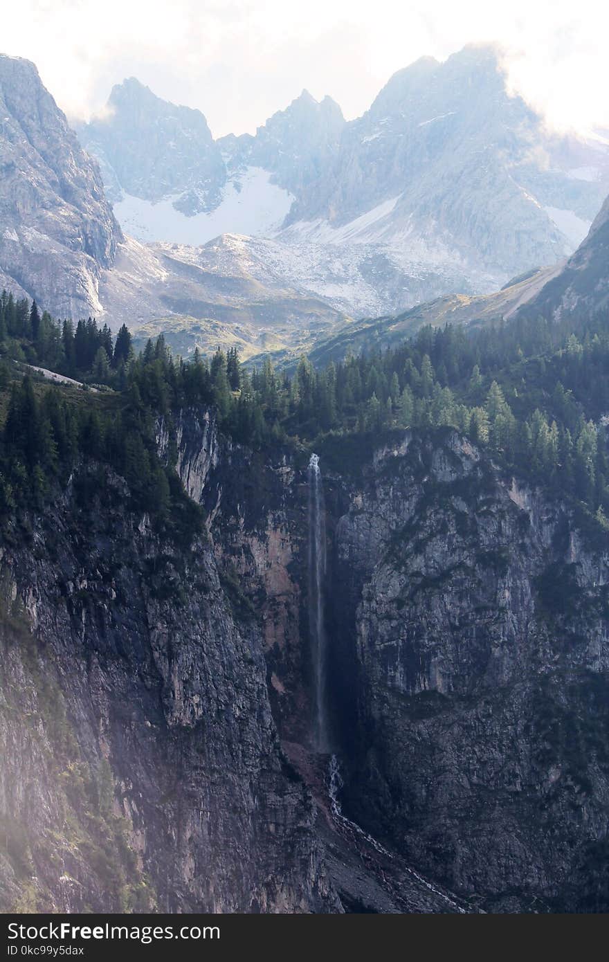 The Alps near Ehrwald, Austria, in the autumn at sunset time. The Alps near Ehrwald, Austria, in the autumn at sunset time