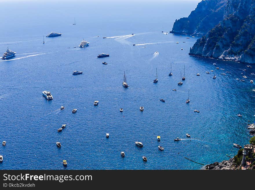 Spectacular View of Sea Cliffs and Coastline