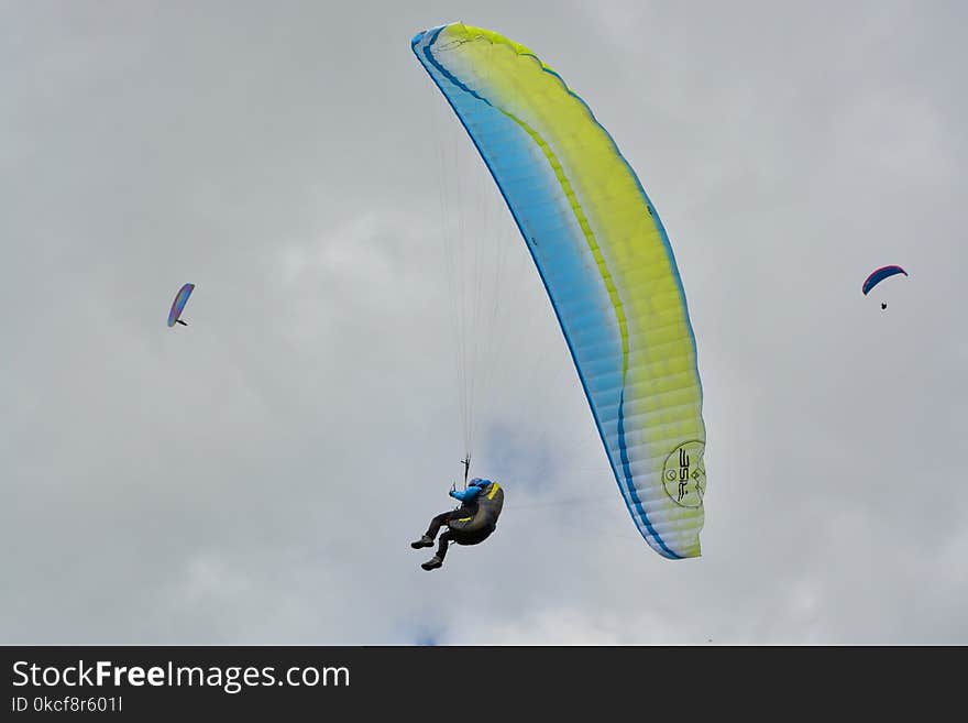 Air Sports, Paragliding, Sky, Windsports