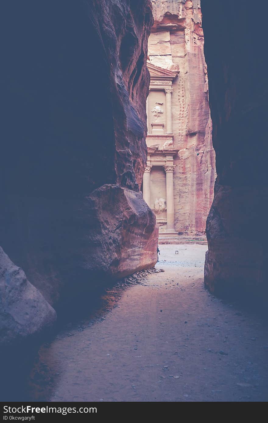 Al Khazneh - the treasury, ancient city of Petra, Jordan.