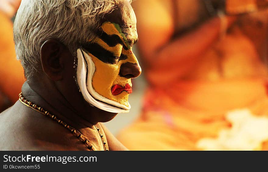 Face, Close Up, Temple, Tradition