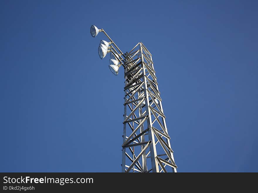 Gray Metal Wire Tower