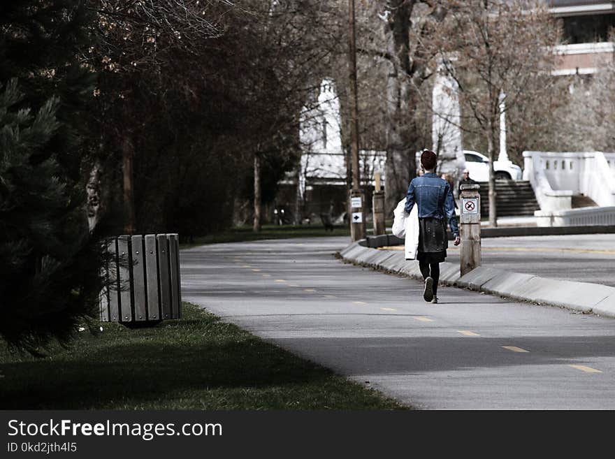 Man Walking on the Street