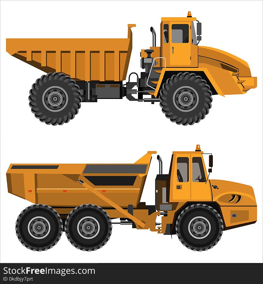 Powerful Articulated Dump Truck