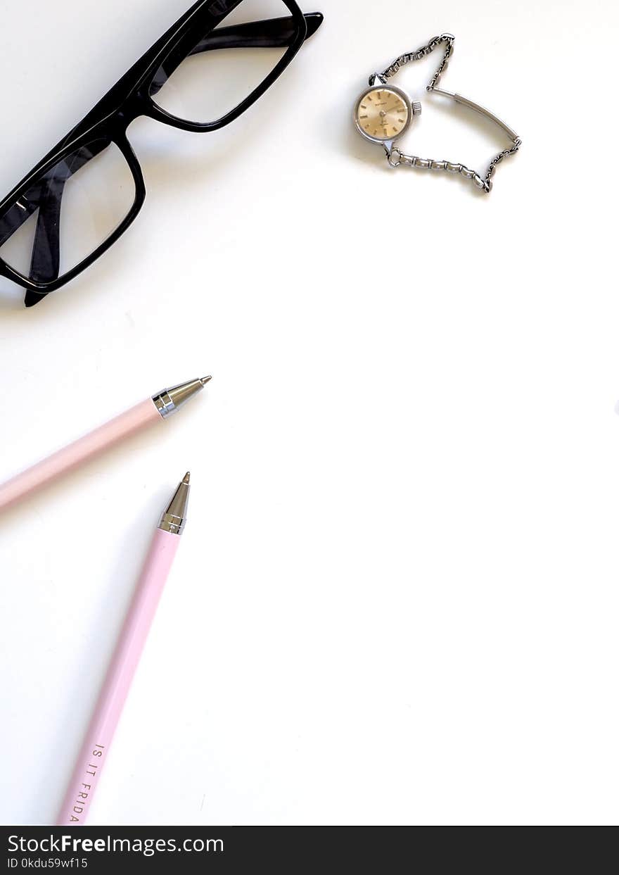 Eyeglasses With Black Frames