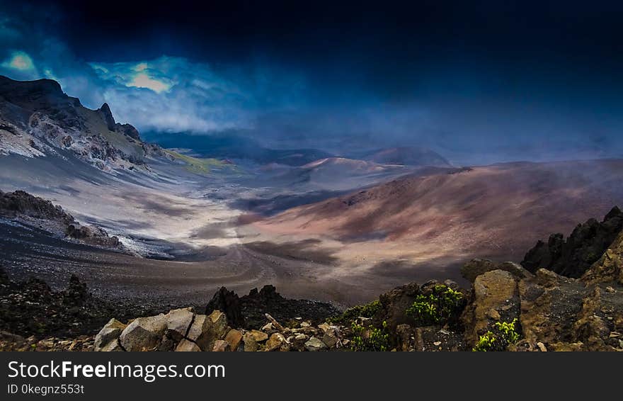 Scenic View of Mountains