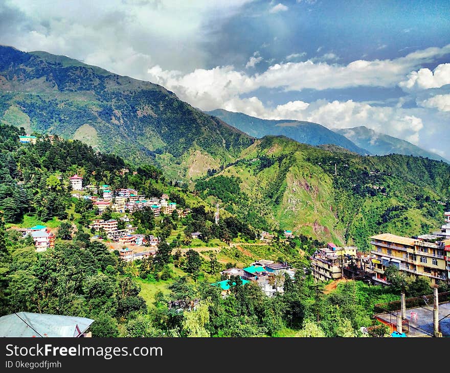 Aerial View of the Village