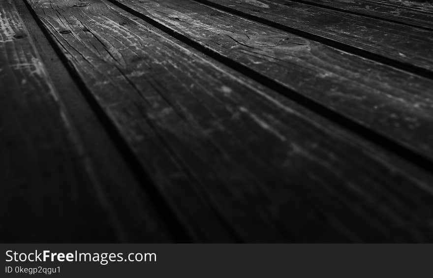 Monochrome Photography of Wooden Planks