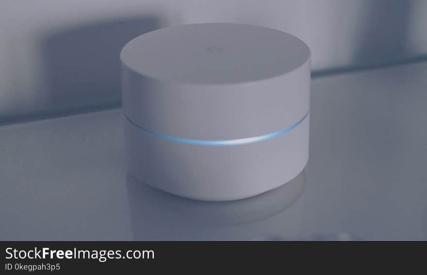 White Google Speaker