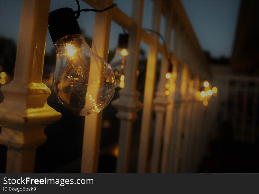 Shallow Focus Photography of Light Bulb