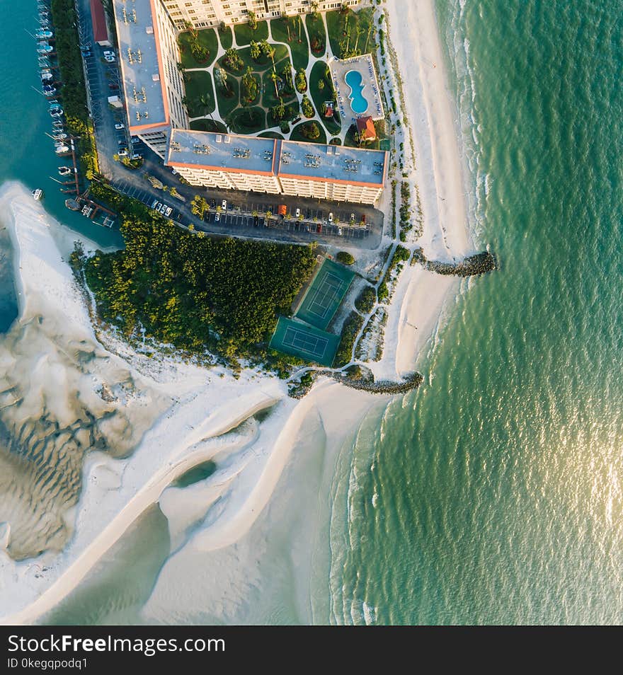 Aerial View of Island