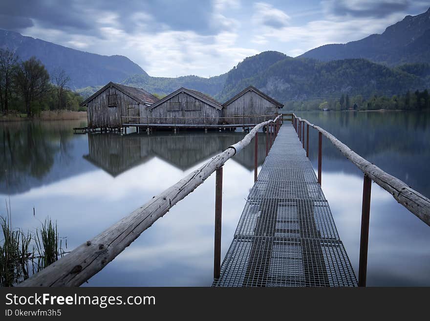 Lake Kochelsee in Bavaria, Germany