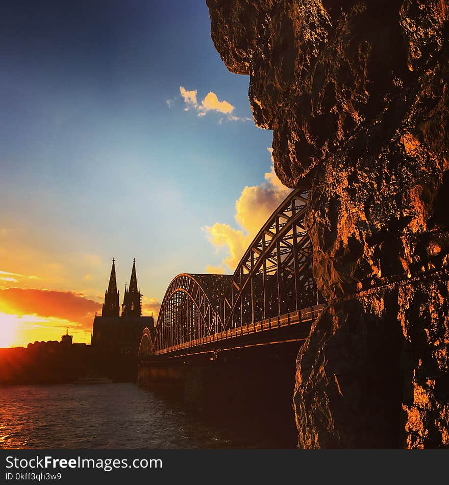 Sunset in Cologne, Germany