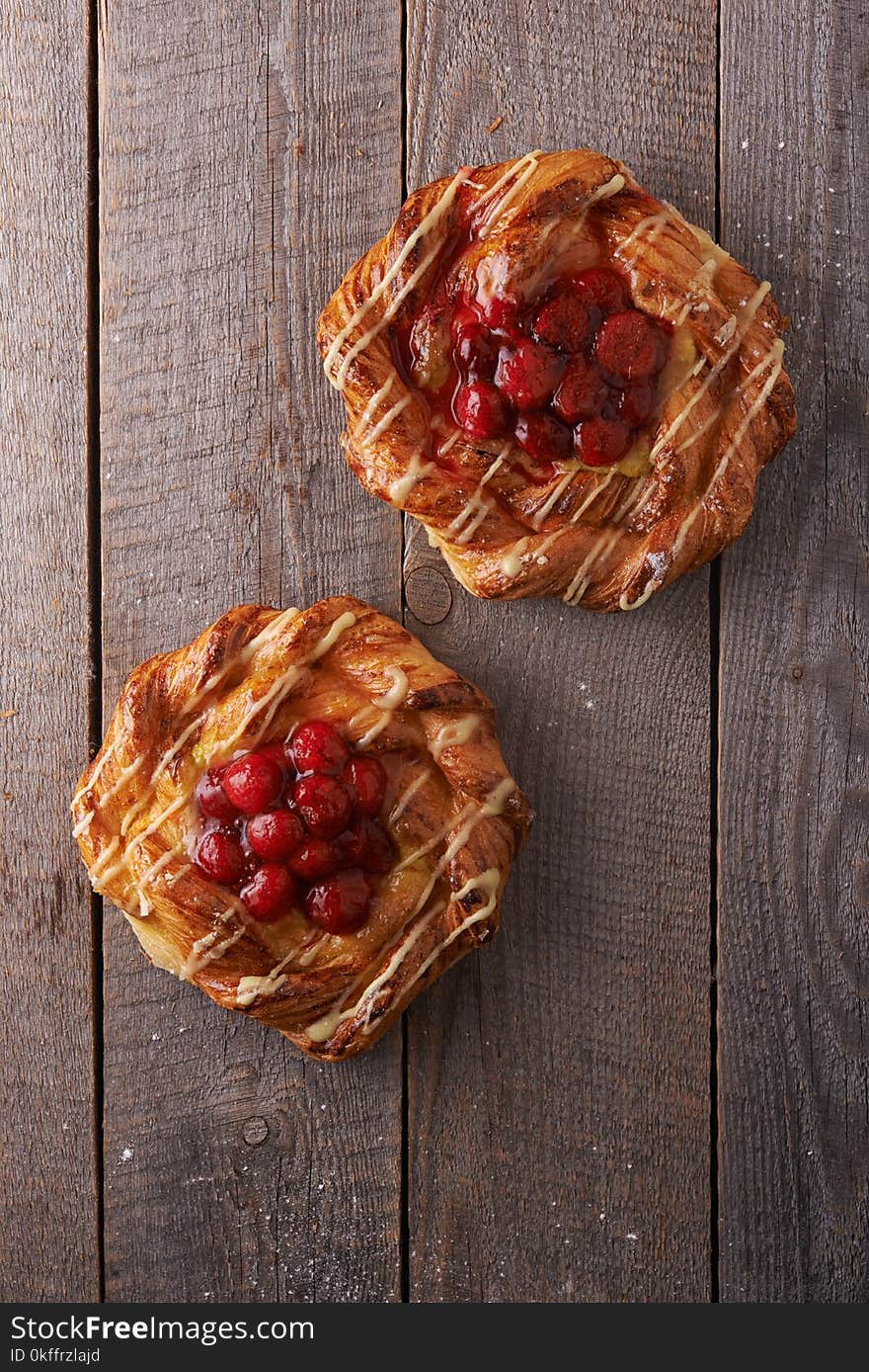 Raspberry Puff Pastry Tarts