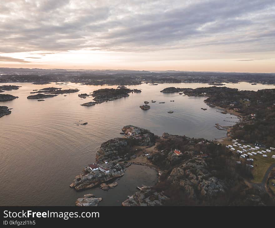 Aerial Photo of River