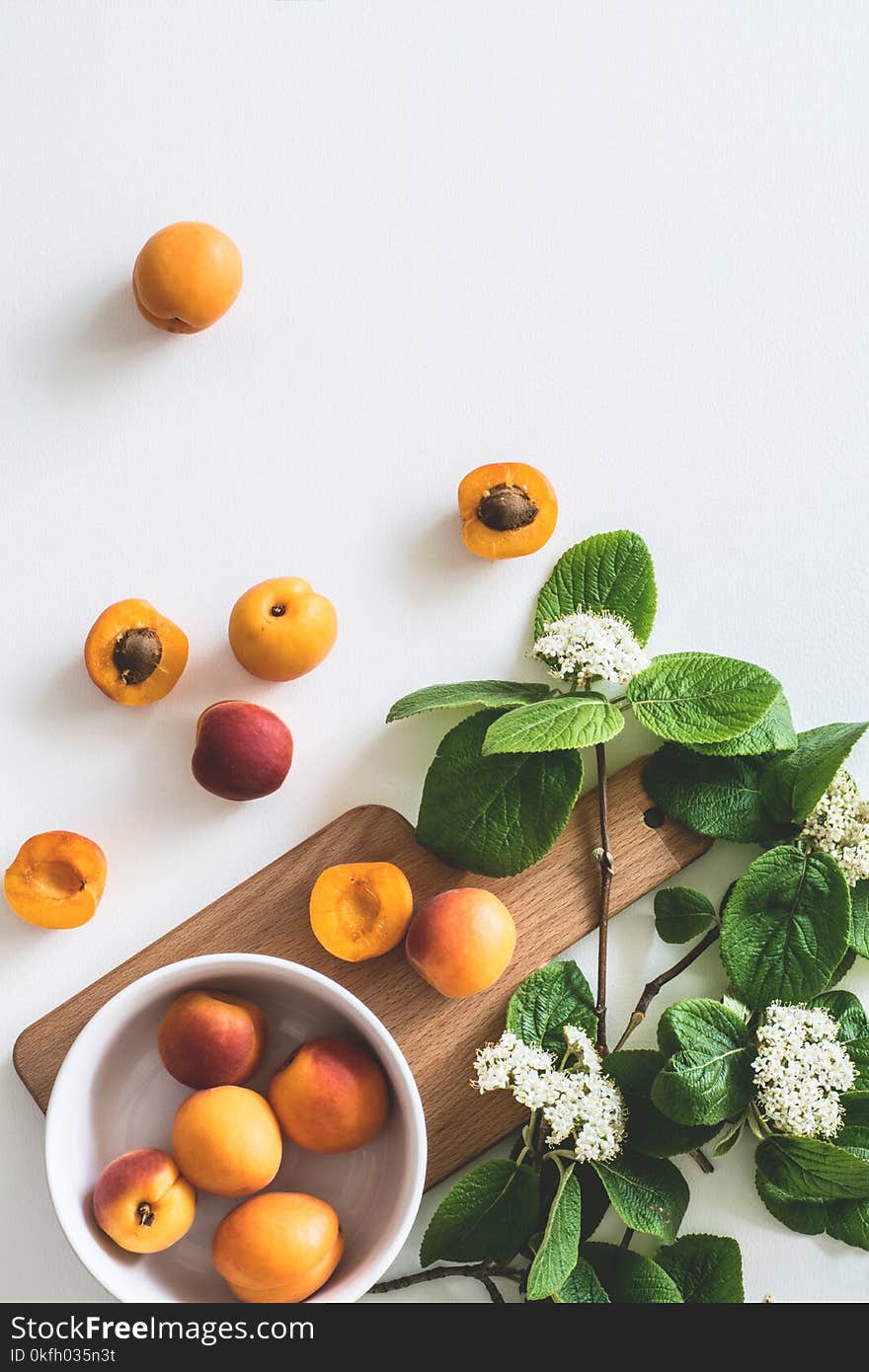 Round Yellow and Red Fruits