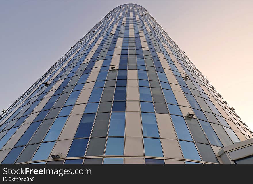 Low-angle Photography of Mirror Building