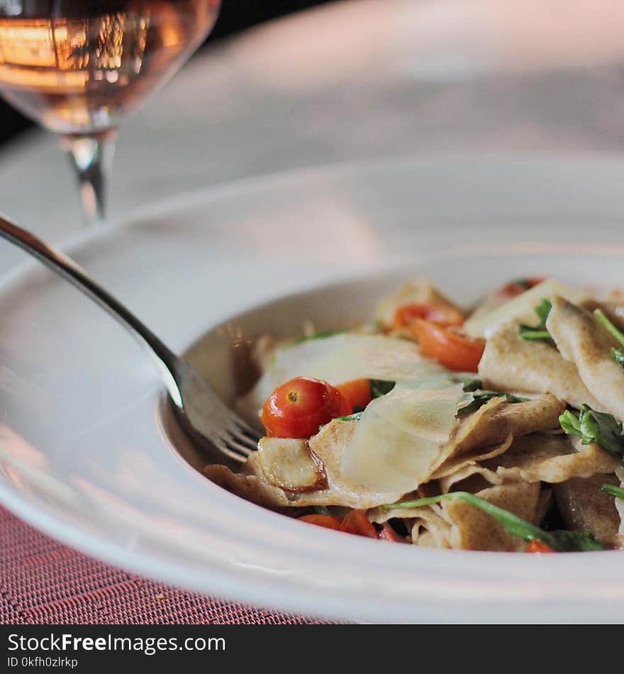 Plate of Vegetable Salad