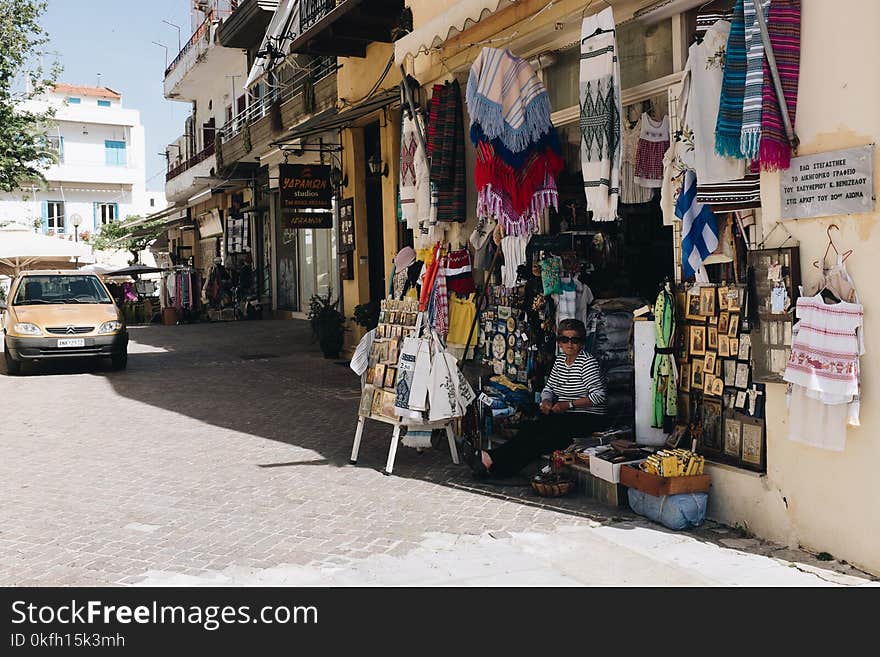 Man Selling Store Item