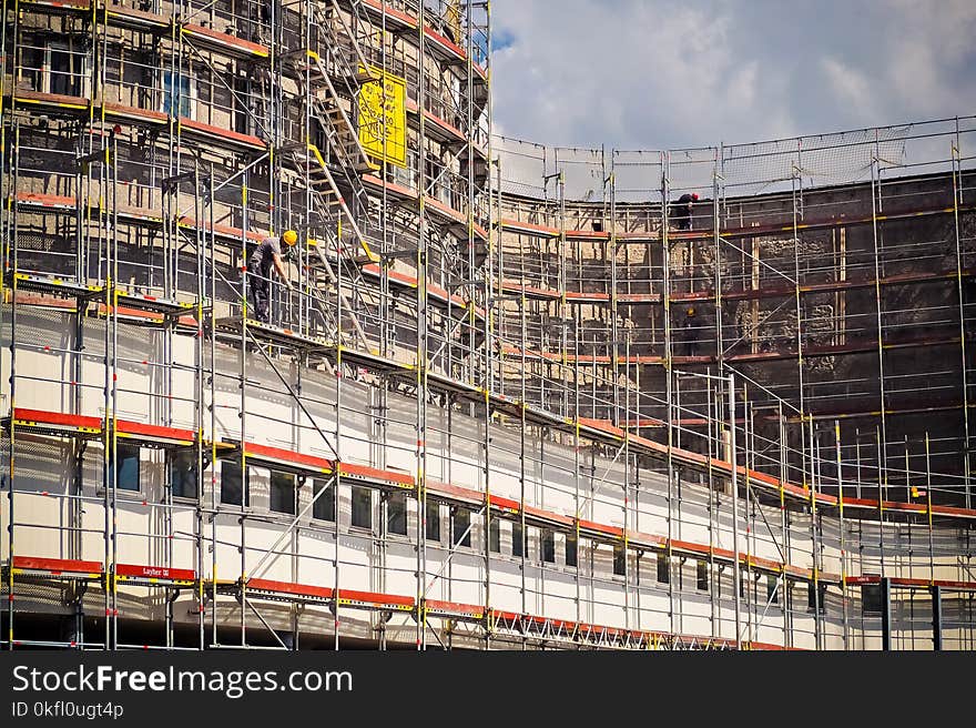 Structure, Urban Area, Scaffolding, Building